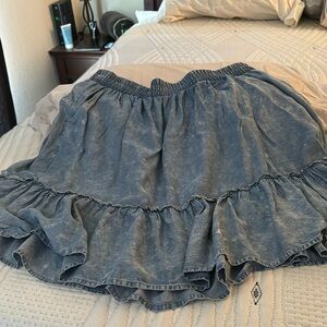 fun comfortable denim skirt